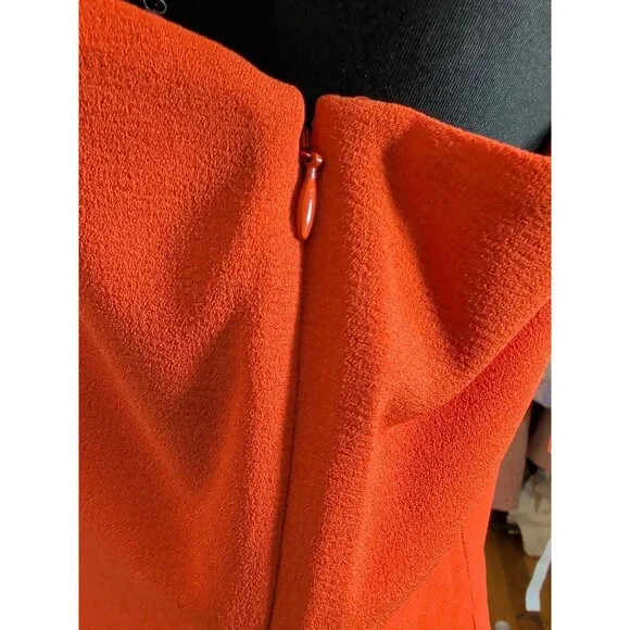 Dress the Population Tiffany Womens XL Poppy One Shoulder Bow Midi Sheath NWT - Picture 4 of 12